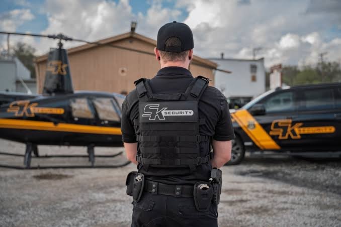 Security officer on site